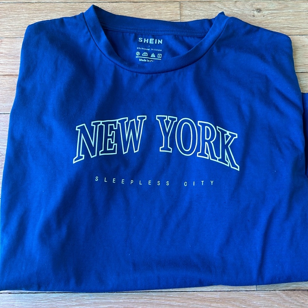 Blue NEW YORK shirt - Picture 2 of 6